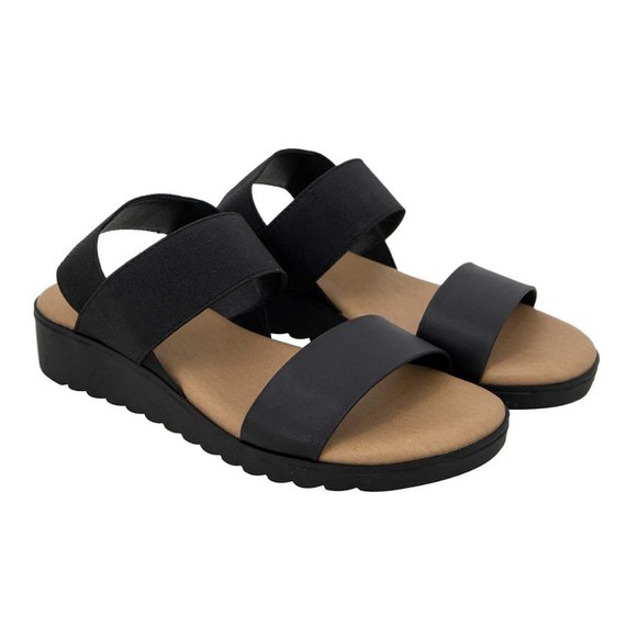 Kensie Women's Strap Sandals - Ladies Fashion Sandal black - Picture 1 of 8